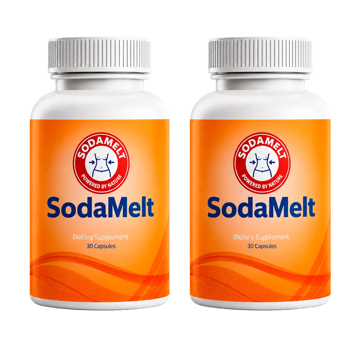 Two SodaMelt bottles side by side