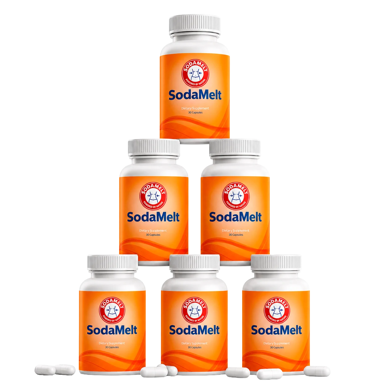 The SodaMelt 6 bottles pack