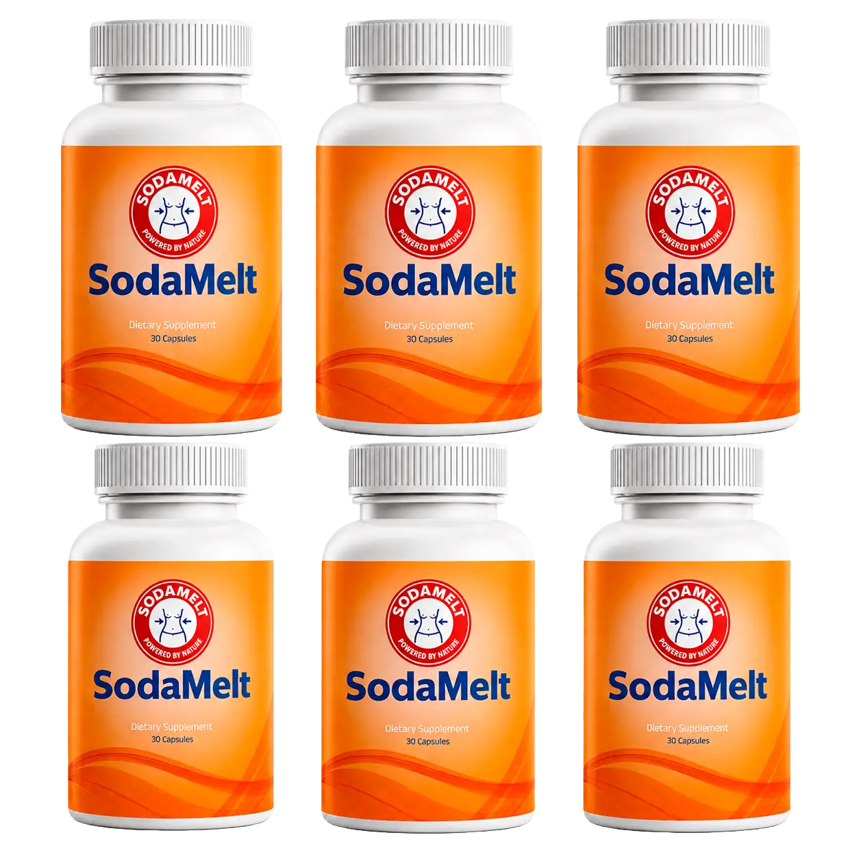 The SodaMelt pack range, one, three and six bottles